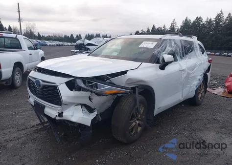 2023 Toyota Highlander Hybrid Xle Bronze from USA, damaged, VIN 5TDABRCH3PS587614